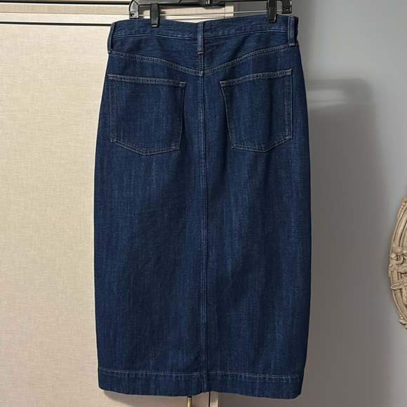 JCrew high rise size 30 Dark Blue Denim Skirt - Picture 4 of 5